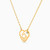 MLN1460 - Heart Colored Stones Necklace In 14K Gold - 101051800522401-3.jpg