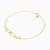 MLB662 - Rectangluar Link Pearl Chain Bracelet In 18K Gold - 111101800052181-3.jpg