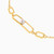 MLB662 - Rectangluar Link Pearl Chain Bracelet In 18K Gold - 111101800052181-4.jpg