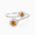 LGDR142 - Lab Grown Diamond & Orange Stone Two-Headed Ring in 18K Gold - 444100302411141-1.jpg