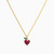 MLN1528 - Kids Strawberry Colored Stones Necklace in 14K Gold - 101051800822251-1.jpg