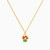 MLN1525 - Kids Cupcake Enamel Coated Necklace in 14K Gold - 101051400732321-1.jpg
