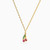 MLN1510 - Kids Cherry Colored Stones Necklace in 14K Gold - 101051800912321-3.jpg