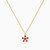 MLN1507 - Kids Flower Red Stone Necklace in 14K Gold - 101051800902321-1.jpg
