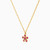 MLN1507 - Kids Flower Red Stone Necklace in 14K Gold - 101051800902321-3.jpg