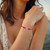 MLB693 - Heart Rose Stone Cord Bracelet In 14k Gold - 101101800442251-2.jpg