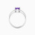 LDR393 - Pear Diamond & Purple Stone Ring in 18K Gold - RG10-674-3.jpg
