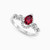 LDR375 - Pear Diamond & Red Stone Ring in 18K Gold - 144100302021141-2.jpg