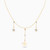 MLR721 - Stars Shaped Pendant with Chain in 18K Gold - 21046140473-4.jpg