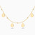MLR717 - Teardrops Shaped Charms with Chain in 18K Gold - 21046140432-1.jpg