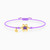 MLB747 - Flower Purple Stone Cord Bracelet in 14K Gold - 101100300042261-1.jpg