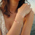 MLB743 - Oval Colored Stones Chain Bracelet In 18K Gold - 111101100512181-2.jpg