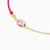MLB743 - Oval Colored Stones Chain Bracelet In 18K Gold - 111101100512181-4.jpg