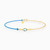 MLB741 - Oval Colored Stones Chain Bracelet In 18K Gold - 111101100492181-1.jpg