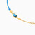 MLB741 - Oval Colored Stones Chain Bracelet In 18K Gold - 111101100492181-4.jpg