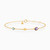 MLB740 - Oval Colored Stones Chain Bracelet In 18K Gold - 111101100482181-1.jpg