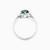LDR392 - Circle Diamond & Green Stones Ring in 18K Gold - 144100301631141-3.jpg