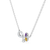 LDN2255 - Horizontal Leaves Colored Stones & Diamond Necklace In 18K Gold - 144500308681451-3.png