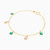 LIB298 - Colored Stones Charm Bracelet In 14K Gold - 102101800162181-3.jpg