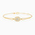 LIB296 - Oval Cubic Zirconia Chain Bracelet In 14K Gold - 102101800192181-1.jpg