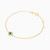 LIB293 - Round Colored Stones Chain Bracelet In 14K Gold - 102101800222181-3.jpg