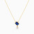 LIN1168 - Tilted Rectangular Blue Stone & Pearl Necklace In 14K Gold - 102051801612401-4.jpg