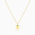 LIN1167 - Leaf Green Stone Necklace In 14K Gold - 102051801662401-4.jpg