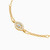 LIB294 - Marquise Cubic Zirconia Chain Bracelet In 14K Gold - 102101800182181-4.jpg