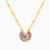 MLN1752 - Geometric Colored Stone Necklace In 18K Gold - 111051800402401-1.jpg