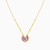 MLN1752 - Geometric Colored Stone Necklace In 18K Gold - 111051800402401-4.jpg