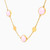 MLN1748 - Round Colored Stone Necklace In 18K Gold - 111051800352401-3.jpg