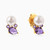MLE546 - Teardrop Purple Stone & Pearl Stud Earrings In 18K Gold - 111031800082001-1.jpg