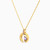 MLN1773 - Crescent Purple Stone Necklace In 18K Gold - 111051800622401-3.jpg