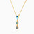 MLN1766 - Pear Blue Stones Necklace In 18K Gold - 111051800522401-3.jpg