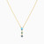 MLN1766 - Pear Blue Stones Necklace In 18K Gold - 111051800522401-4.jpg