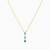 MLN1765 - Pear Blue Stones Necklace In 18K Gold - 111051800512401-4.jpg