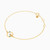 MLB772 - Circle Blue Stones & Pearls Chain Bracelet In 18K Gold - 111101800112181-3.jpg