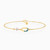 MLB771 - Paperclip Blue Stones & Pearls Chain Bracelet In 18K Gold - 111101800102181-1.jpg