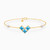 MLB770 - Square Blue Stones & Pearls Chain Bracelet In 18K Gold - 111101800092181-1.jpg