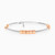 WB262 - Beaded Chain Bracelet In Silver & Rose Gold Plating - 167101800116200-1.jpg