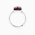 WR228 - Red Stone Ring In Silver - 167021800131142-4.jpg