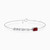 LDB680 - Rectangular Red Stone Diamond Chain Bracelet in 18K Gold - 144360300871182-1.jpg