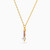 MLN1820 - Spear Colored Stones & Pearl Necklace In 18K Gold - 111051800592401-3.jpg