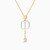 MLN1805 - Square Pink Stone Necklace In 14K Gold - 101051801274401-1.jpg