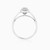 LDR3554 - Floral Cluster Round Bezel Diamond Ring in 18K Gold - 144100304921141-4.jpg