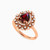 LDR3532 - Pear Halo Diamond & Red Stone Ring in 18K Gold - 144101101453151-3.jpg