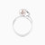 LDR3663 - Curved Design Pearl & Diamond Ring in 18K Gold - HS10-047-4.jpg