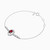 LDB701 - Lozenge Frames & Oval Red Stone & Diamond Chain Bracelet in 18K Gold - 144362200161181-3.jpg
