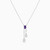 LDN368 - Pear Diamond & Purple Stone Necklace in 18K Gold - NK50-265-3.jpg