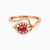 LDR3781 - Teardrop Red Stone & Diamond Bypass Ring in 18K Gold - 144100305303151-1.jpg